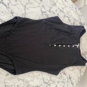 Andie The Malibu - Ribbed - Black - Classic